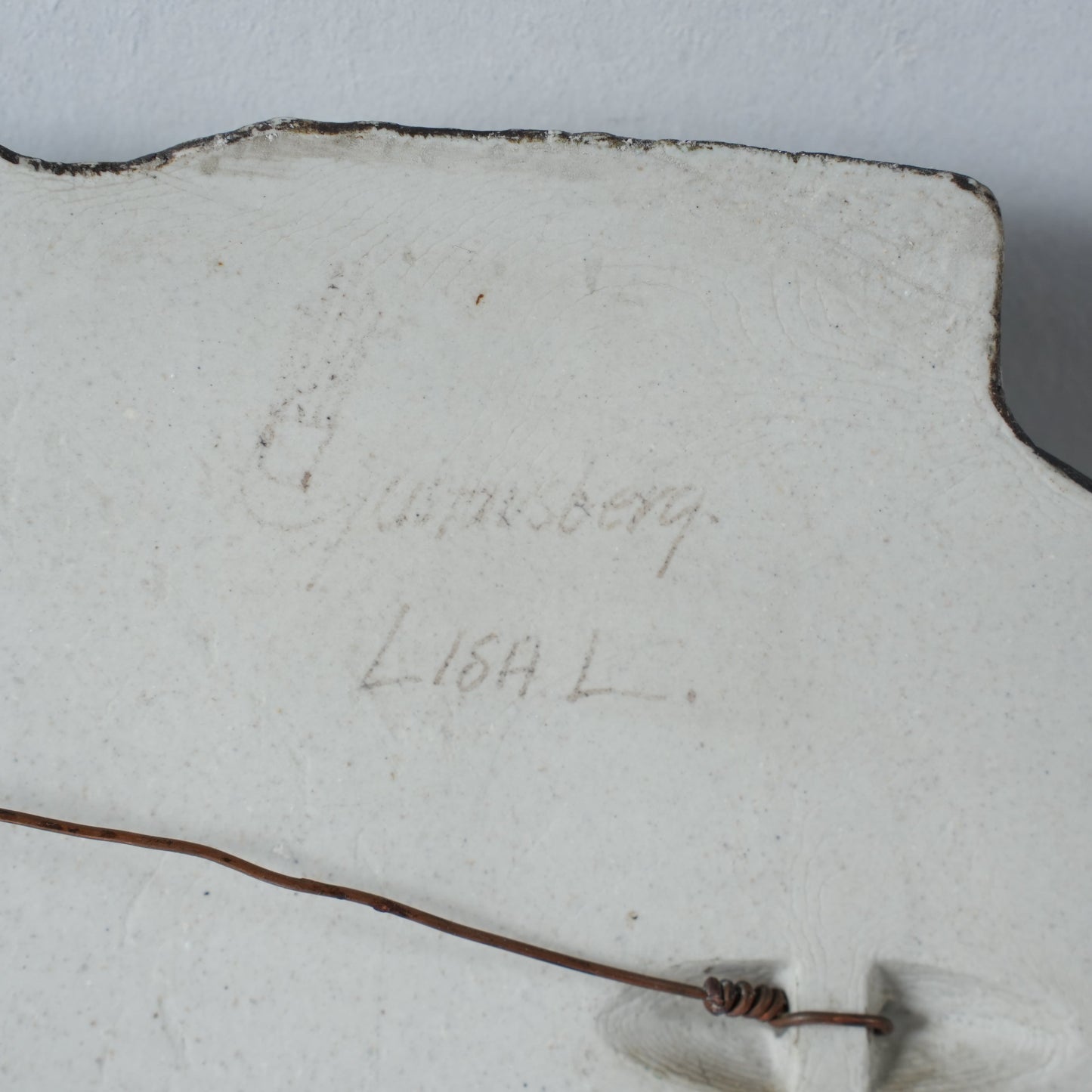 希少 リサ・ラーソン グスタフスベリ 150点限定 魚（Fisk）の陶板 - ディテール 4