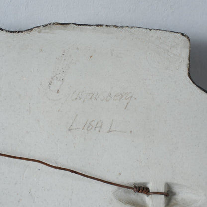 希少 リサ・ラーソン グスタフスベリ 150点限定 魚（Fisk）の陶板 - ディテール 4