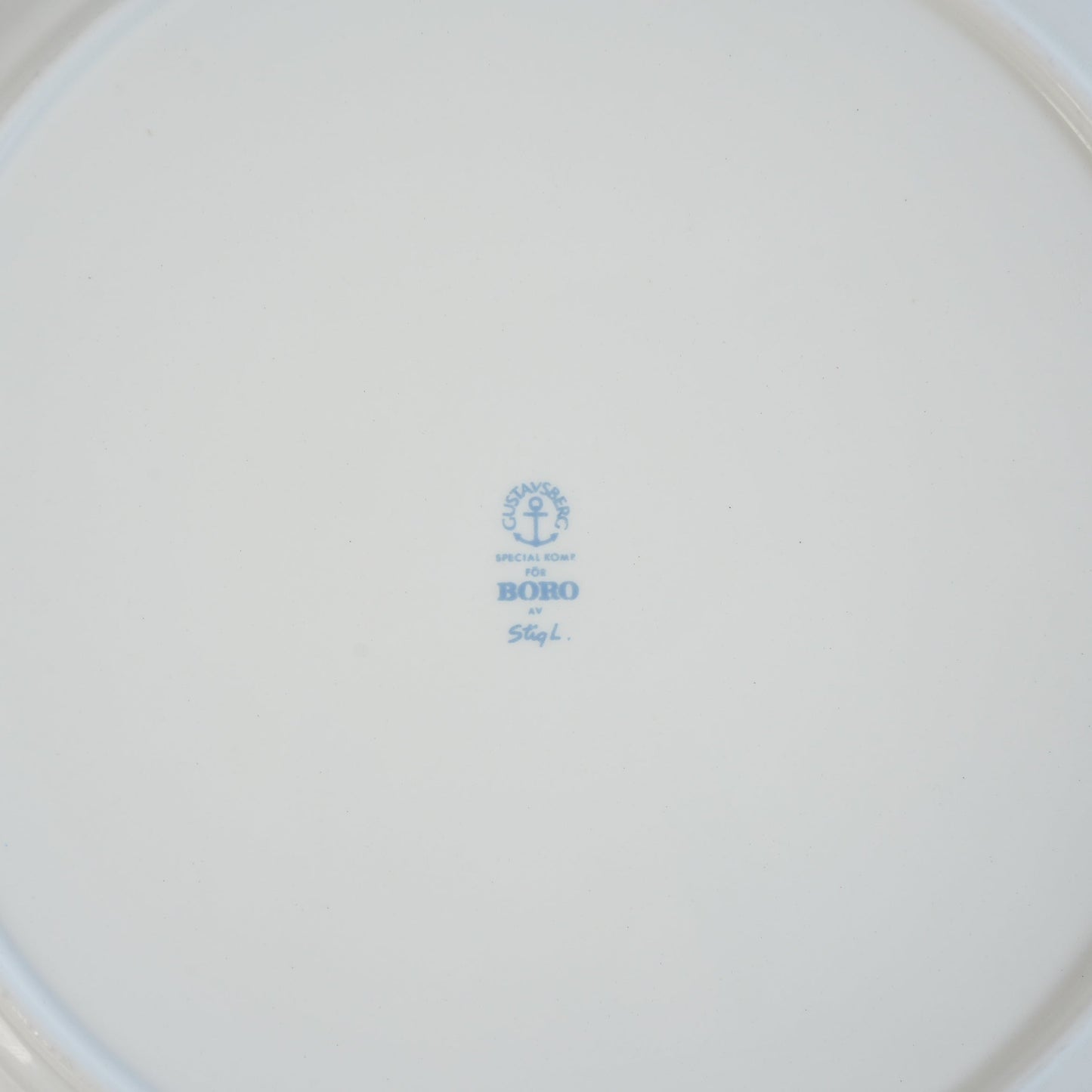 希少 グスタフスベリ（Gustavsberg）ボロ（Boro）プレート21cm 2 - ディテール 1