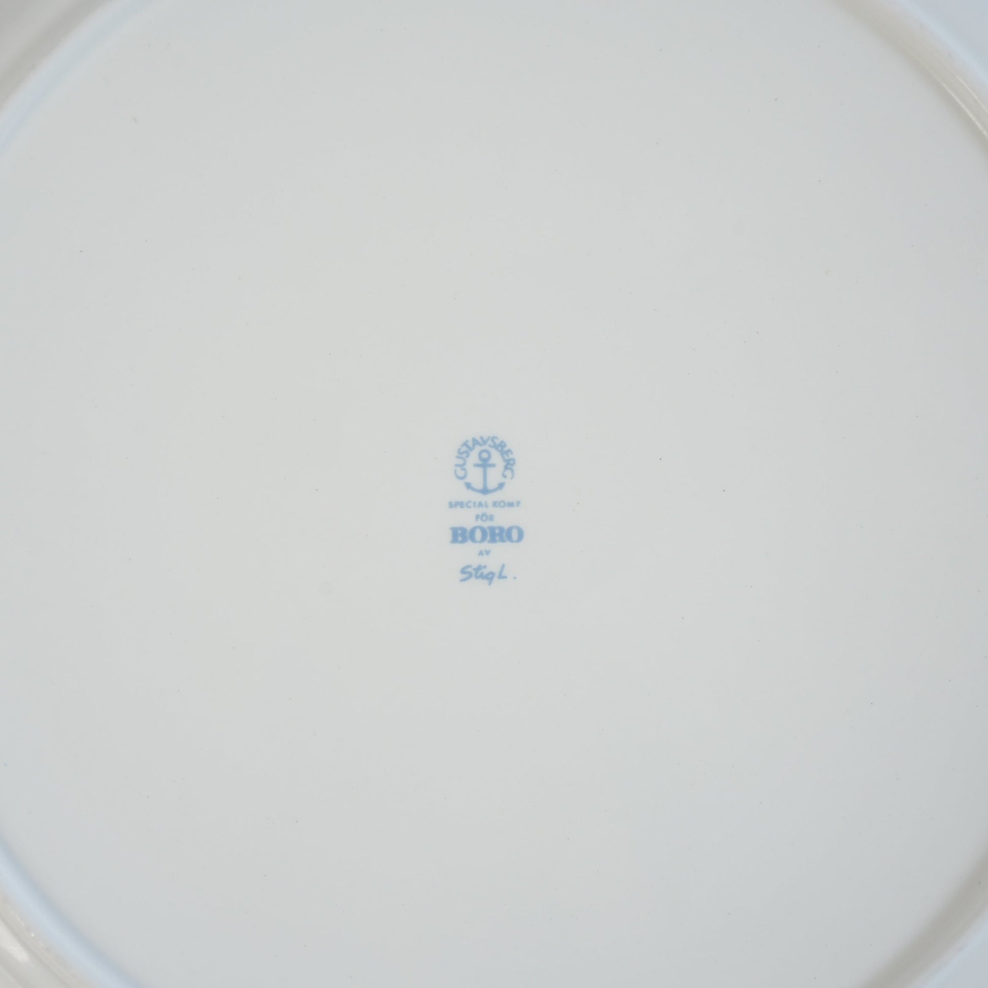 希少 グスタフスベリ（Gustavsberg）ボロ（Boro）プレート21cm 2 - ディテール 1