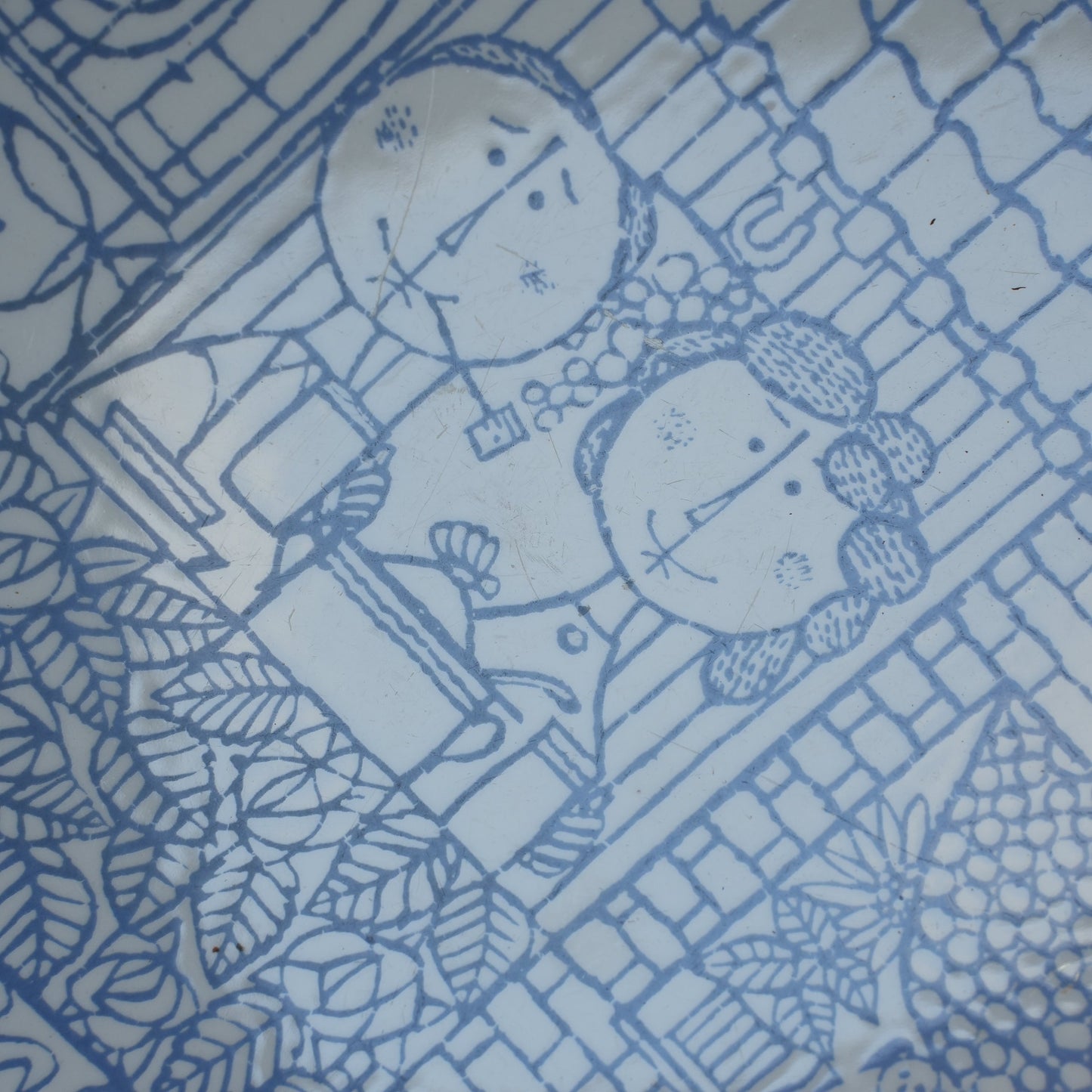 希少 グスタフスベリ（Gustavsberg）ボロ（Boro）プレート21cm 2 コンディション詳細