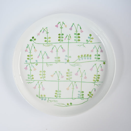 グスタフスベリ リネア(Linnea)プレート 24cm - 全体像