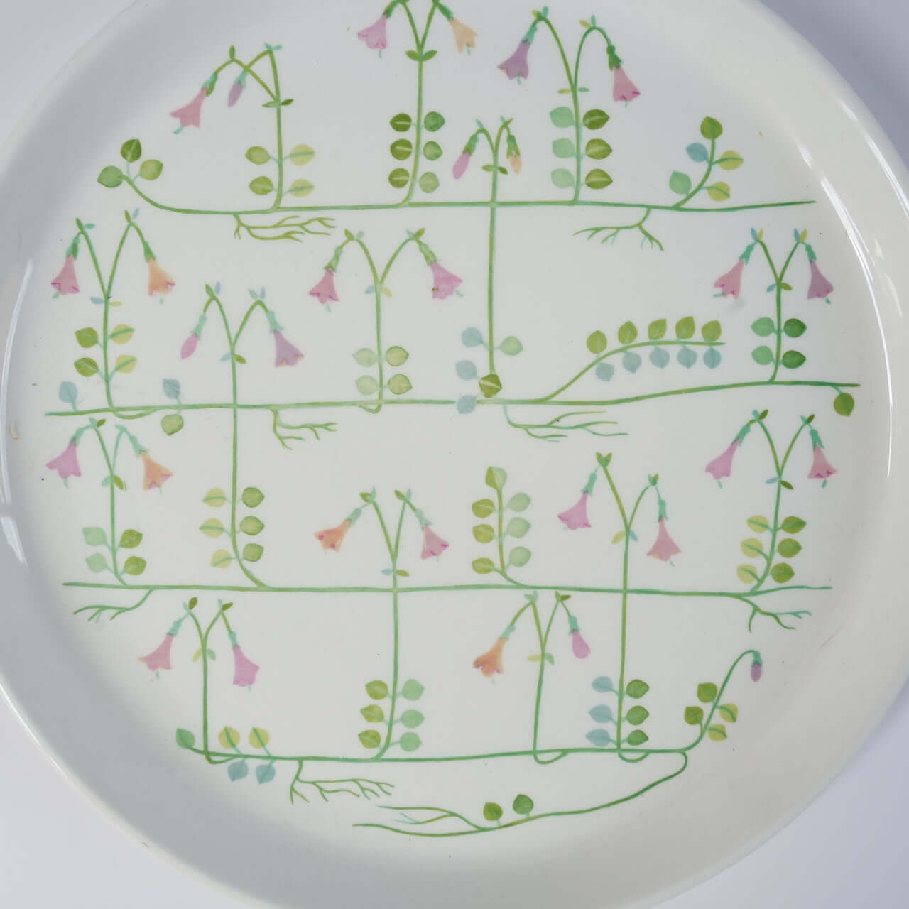 グスタフスベリ リネア（Linnea）プレート 24cm 2 - デザイン・柄の詳細