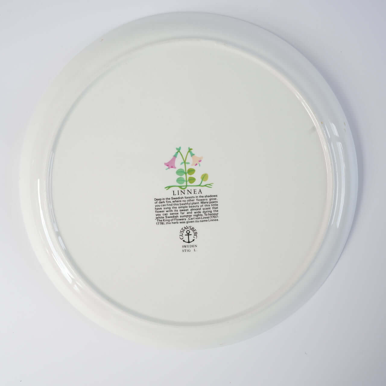 グスタフスベリ リネア（Linnea）プレート 24cm 2 - 側面