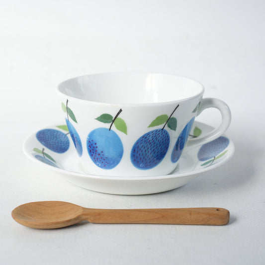 バックスタンプなし グスタフスベリ ヴィンテージ プルーヌス（Prunus）ティーカップ＆ソーサー - Gustavsberg - 北欧食器タックショミュッケ