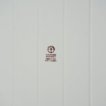 グスタフスベリ ローゼンフェルト（Rosenfalt）特大サイズ スクエアプレート 裏面（バックスタンプ）