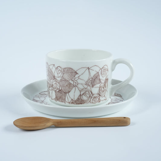 希少 グスタフスベリ ローゼンフェルト（Rosenfalt）ティーカップ＆ソーサー 2