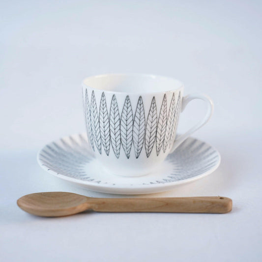 グスタフスベリ サリックス（Salix）コーヒーカップ＆ソーサー - Gustavsberg - 北欧食器タックショミュッケ