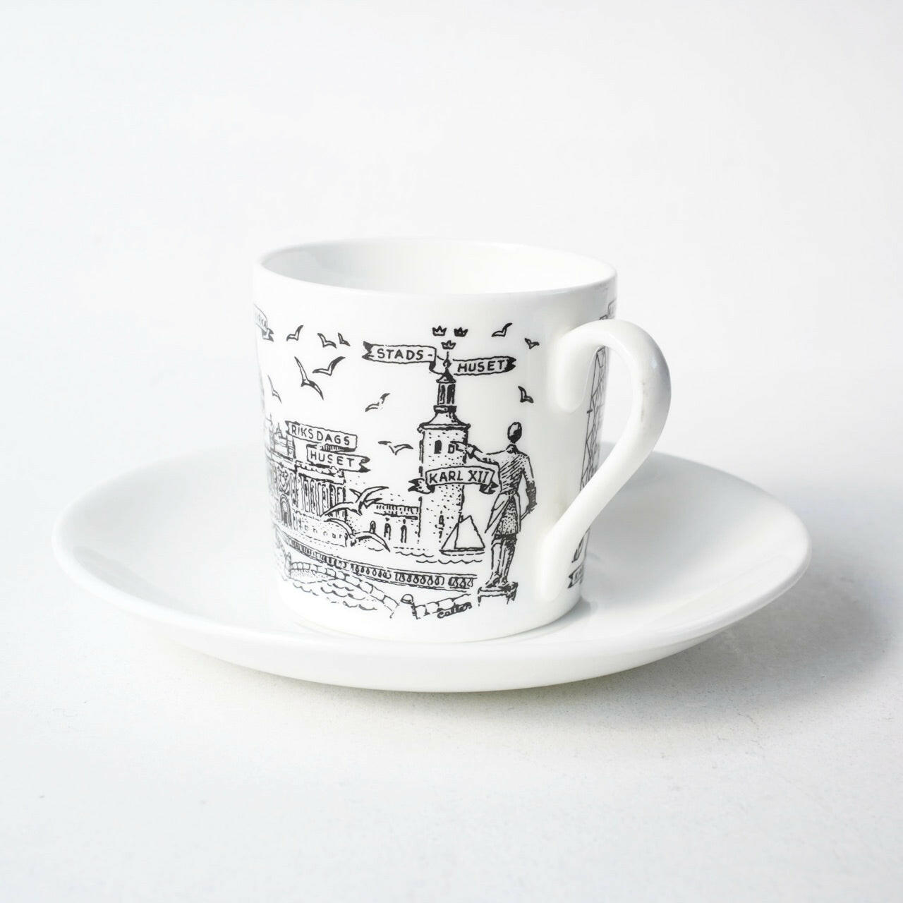 グスタフスベリ ストックホルム（Stockholm）コーヒーカップ＆ソーサー - デザイン・柄の詳細