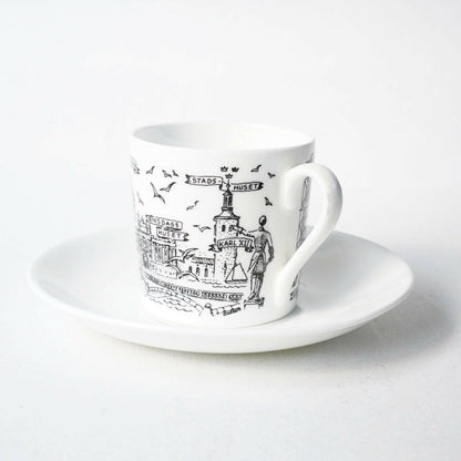グスタフスベリ ストックホルム（Stockholm）コーヒーカップ＆ソーサー - デザイン・柄の詳細