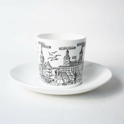グスタフスベリ ストックホルム（Stockholm）コーヒーカップ＆ソーサー - ディテール 2