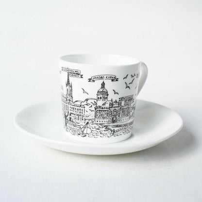 グスタフスベリ ストックホルム（Stockholm）コーヒーカップ＆ソーサー - ディテール 3