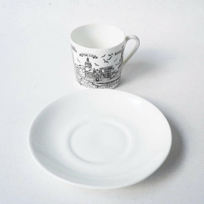 グスタフスベリ ストックホルム（Stockholm）コーヒーカップ＆ソーサー - ディテール 4