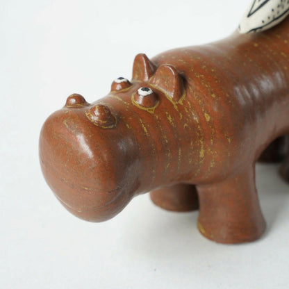 リサ・ラーソン グスタフスベリ 大きな動物園（Stora Zoo）カバと小鳥（Flodhäst med Fåglar） - ディテール 3