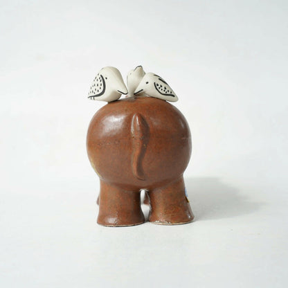 リサ・ラーソン グスタフスベリ 大きな動物園（Stora Zoo）カバと小鳥（Flodhäst med Fåglar） - ディテール 8