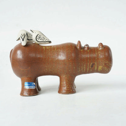 リサ・ラーソン グスタフスベリ 大きな動物園（Stora Zoo）カバと小鳥（Flodhäst med Fåglar） - ディテール 10