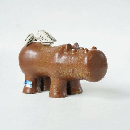 リサ・ラーソン グスタフスベリ 大きな動物園（Stora Zoo）カバと小鳥（Flodhäst med Fåglar） - ディテール 11