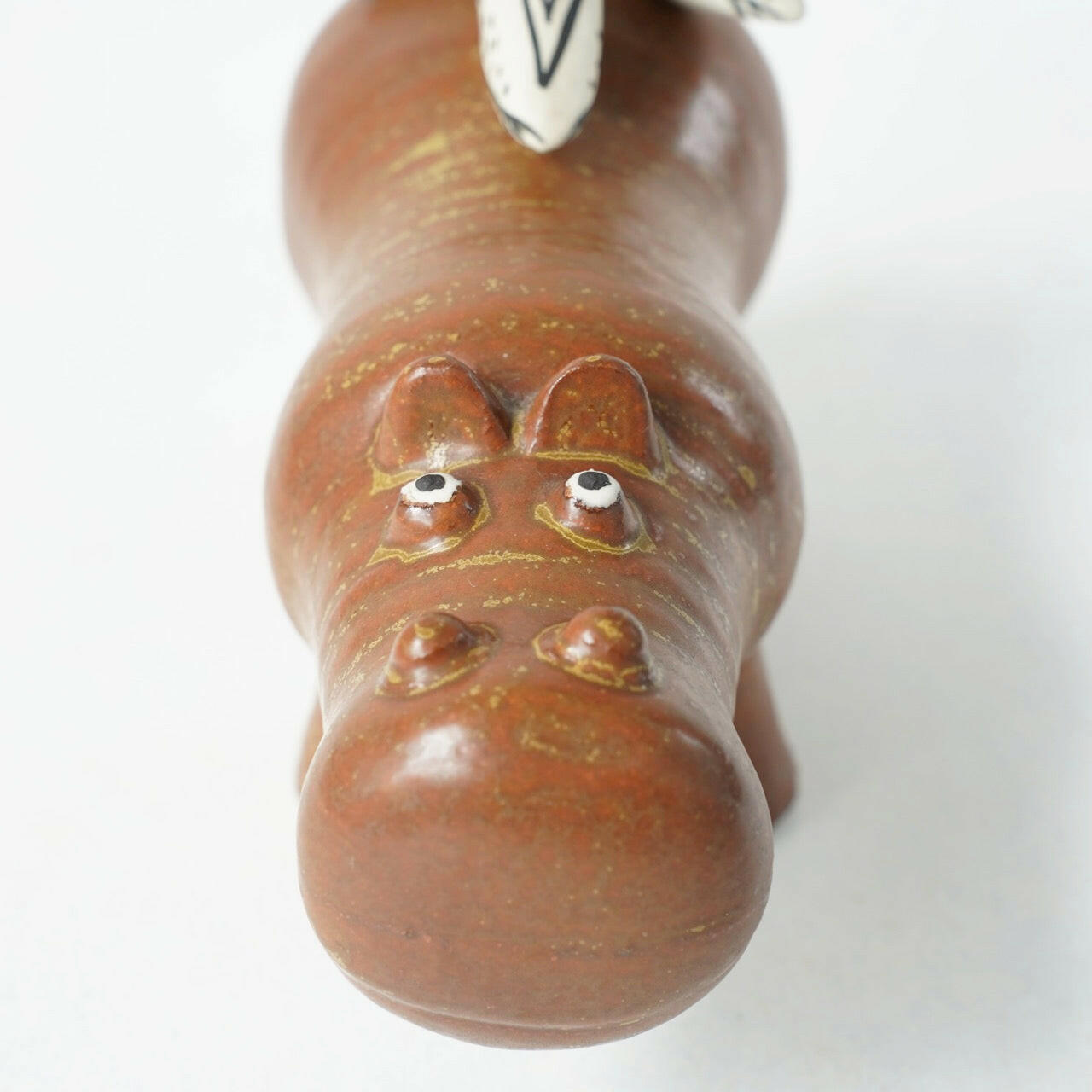 リサ・ラーソン グスタフスベリ 大きな動物園（Stora Zoo）カバと小鳥（Flodhäst med Fåglar） - ディテール 13