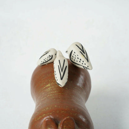 リサ・ラーソン グスタフスベリ 大きな動物園（Stora Zoo）カバと小鳥（Flodhäst med Fåglar） - ディテール 14