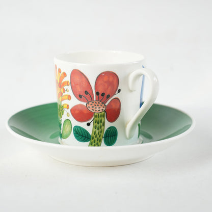 希少 貫入あり グスタフスベリ タヒチ（Tahiti）コーヒーカップ＆ソーサー - デザイン・柄の詳細