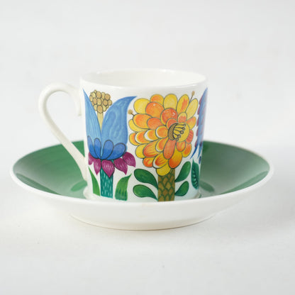 希少 貫入あり グスタフスベリ タヒチ（Tahiti）コーヒーカップ＆ソーサー - ディテール 2