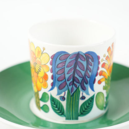 希少 貫入あり グスタフスベリ タヒチ（Tahiti）コーヒーカップ＆ソーサー - ディテール 7