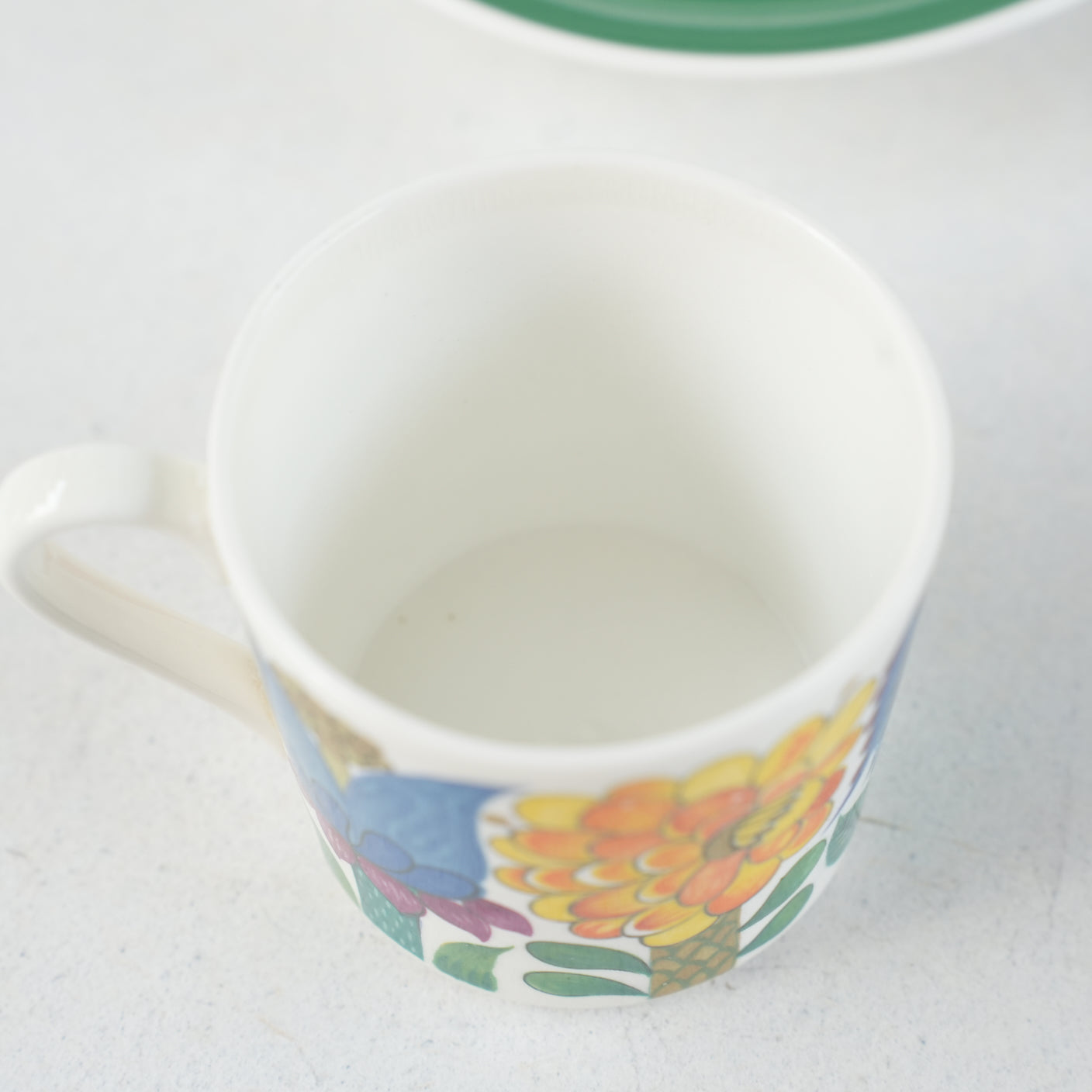 希少 貫入あり グスタフスベリ タヒチ（Tahiti）コーヒーカップ＆ソーサー - ディテール 8