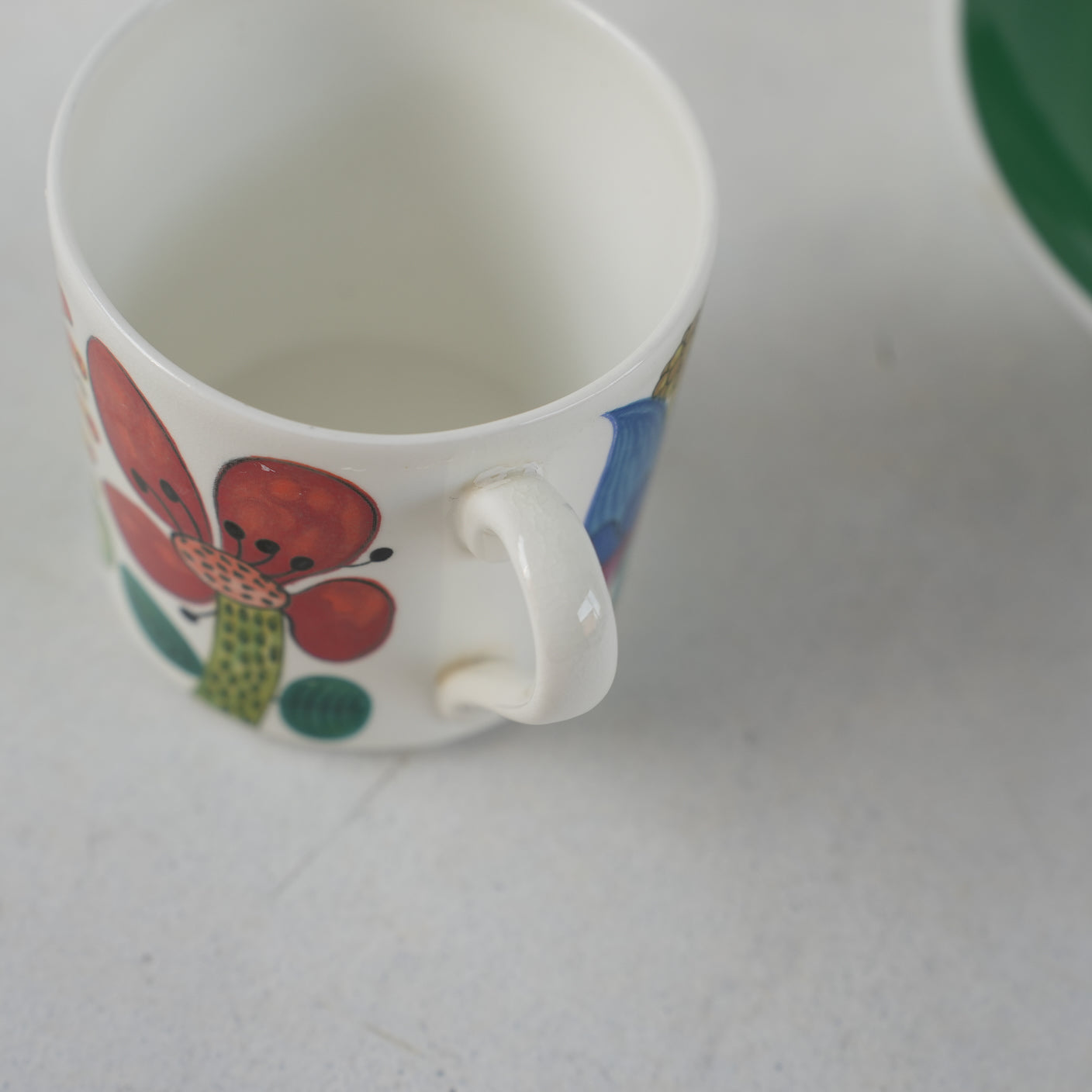 希少 貫入あり グスタフスベリ タヒチ（Tahiti）コーヒーカップ＆ソーサー - ディテール 10