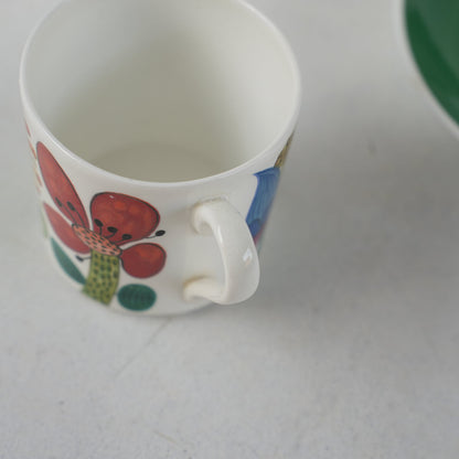 希少 貫入あり グスタフスベリ タヒチ（Tahiti）コーヒーカップ＆ソーサー - ディテール 10