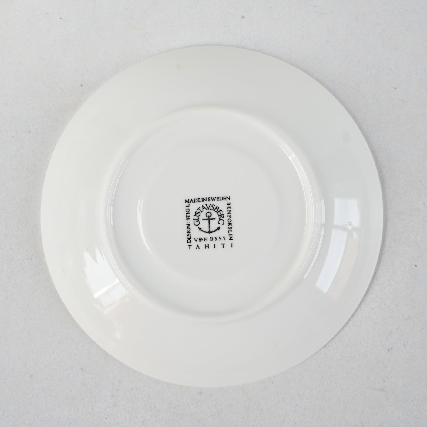 希少 貫入あり グスタフスベリ タヒチ（Tahiti）コーヒーカップ＆ソーサー - ディテール 15