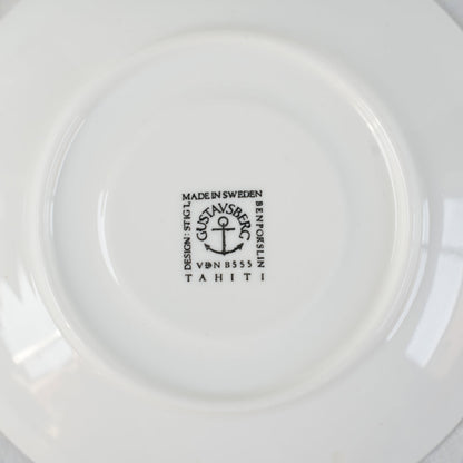 希少 貫入あり グスタフスベリ タヒチ（Tahiti）コーヒーカップ＆ソーサー - ディテール 16