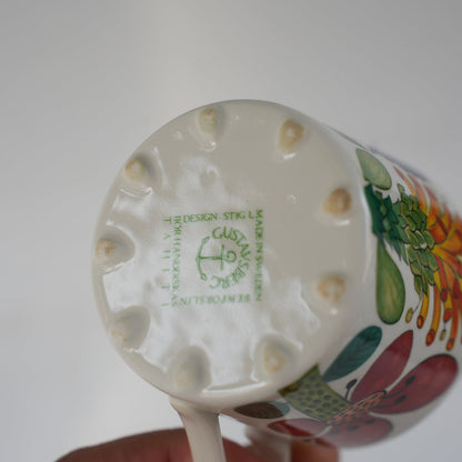 希少 貫入あり グスタフスベリ タヒチ（Tahiti）コーヒーカップ＆ソーサー - ディテール 17