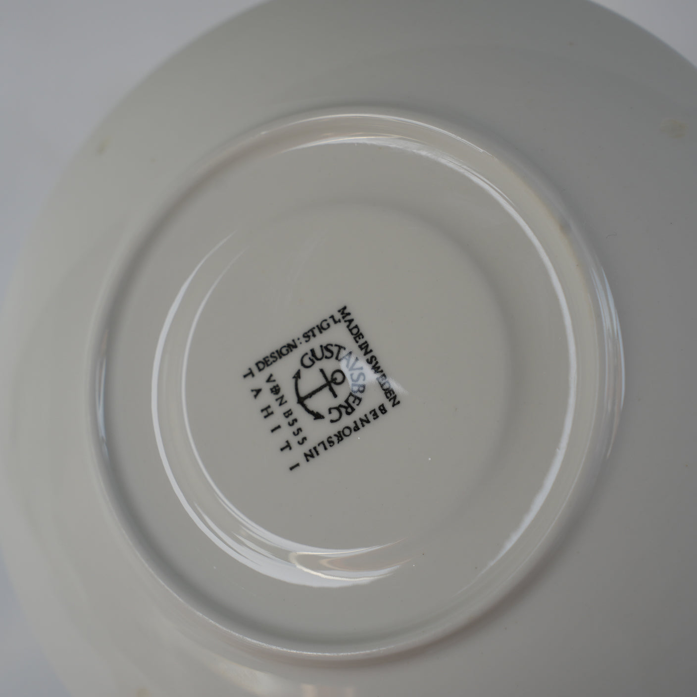 希少 貫入あり グスタフスベリ タヒチ（Tahiti）コーヒーカップ＆ソーサー - ディテール 20