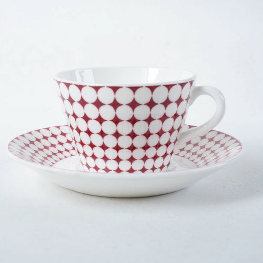 希少 ヴィンテージ版 グスタフスベリ エヴァ（Eva）コーヒーカップ＆ソーサー - 全体像