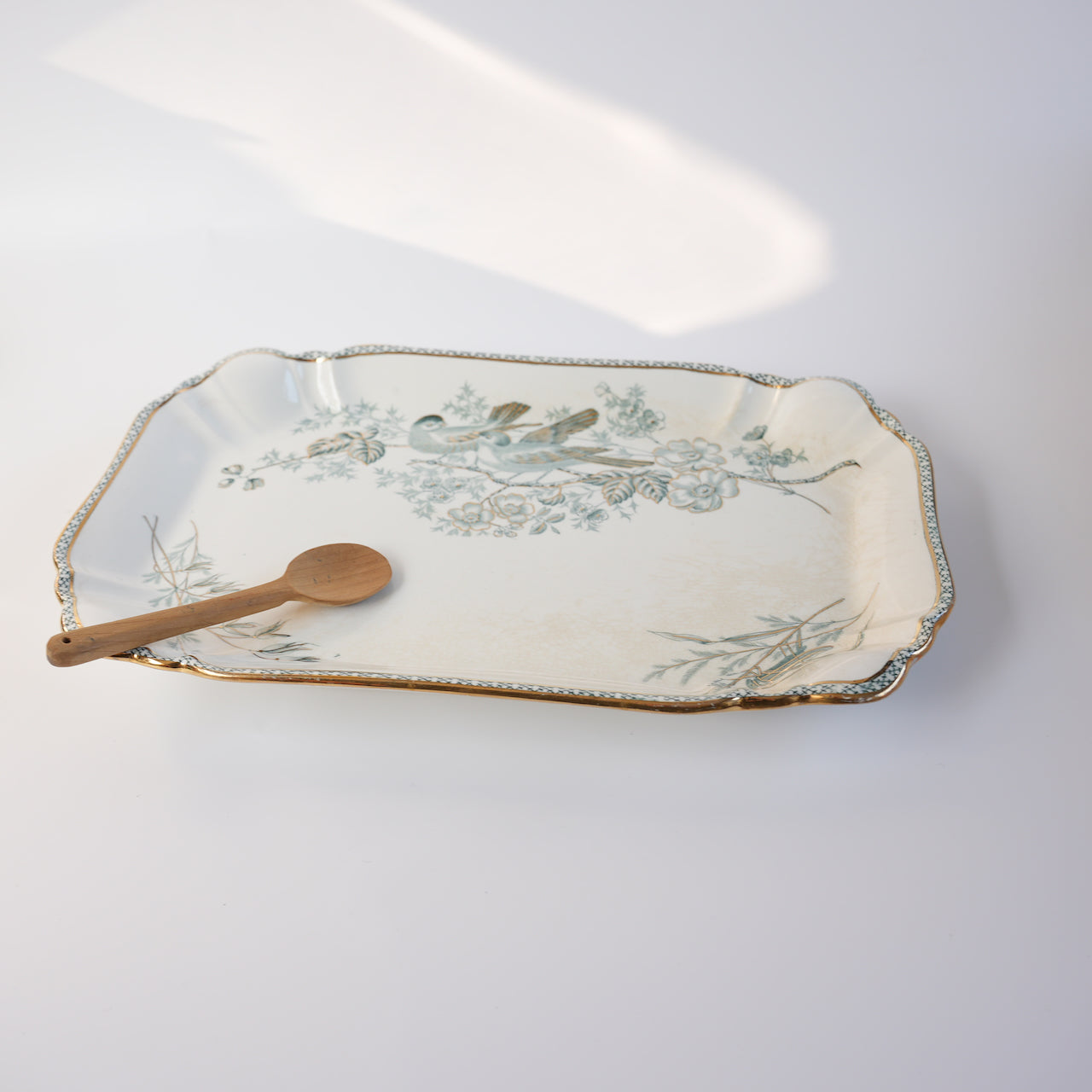 100年前の北欧皿 グスタフスベリ製 ヴェクショー（Wexiö）スクエアプレート - Gustavsberg - 北欧食器タックショミュッケ