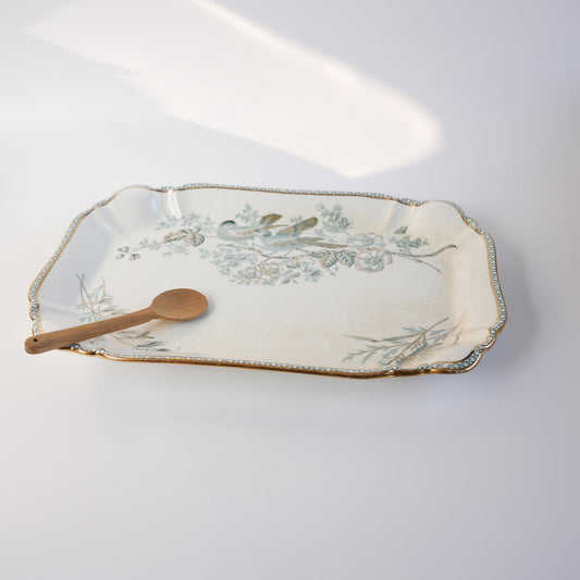 100年前の北欧皿 グスタフスベリ製 ヴェクショー（Wexiö）スクエアプレート - Gustavsberg - 北欧食器タックショミュッケ