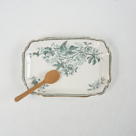 19世紀アンティーク グスタフスベリ ヴェクショー（Wexiö）小サイズ スクエアプレート - Gustavsberg - 北欧食器タックショミュッケ