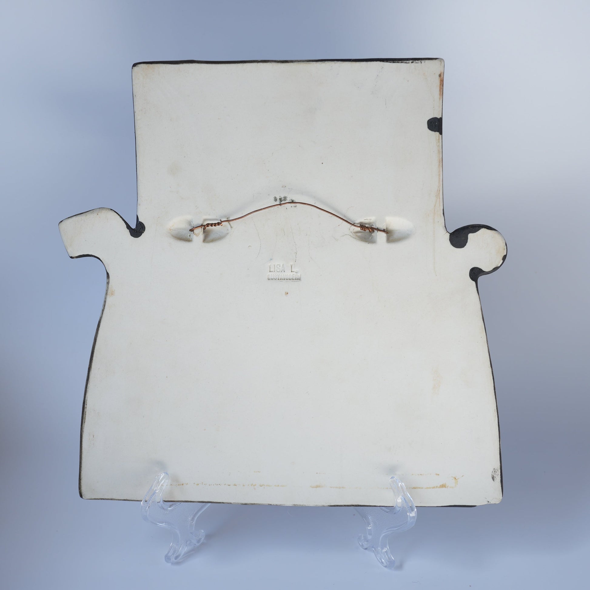 リサ・ラーソン グスタフスベリ ヴァイキング船の陶板（Handelsflottans Välfärdsråd） 詳細3