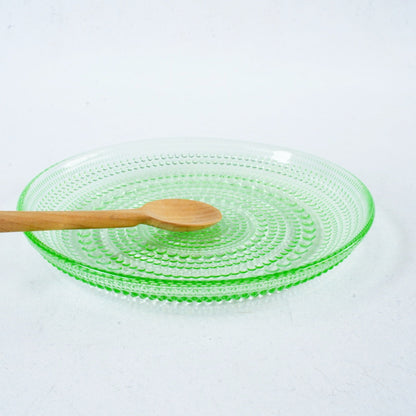 廃盤品 イッタラ（iittala）カステヘルミ（Kastehelmi）17.5cmプレート グリーン - デザイン・柄の詳細