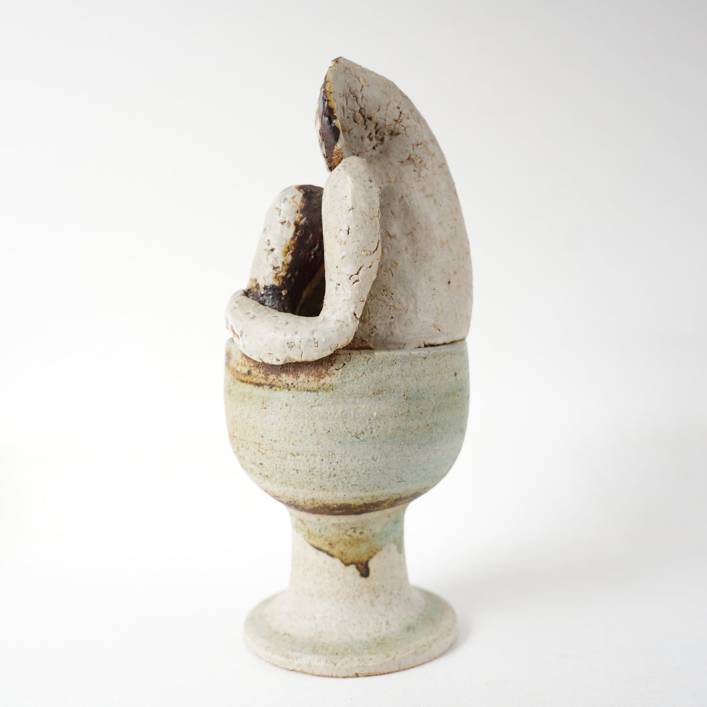 希少 リサ・ラーソン 傑作ヴィンテージ ユニークピース 入浴する女性 - ディテール 7