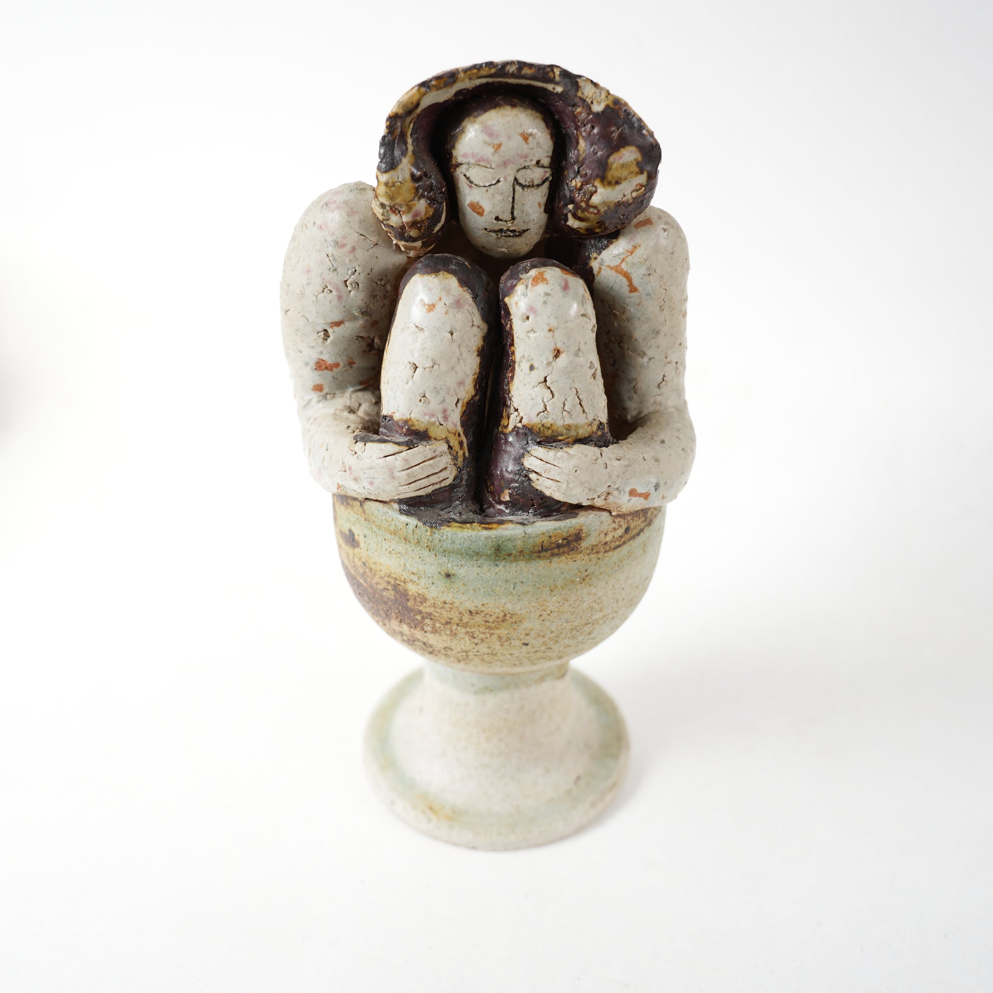 希少 リサ・ラーソン 傑作ヴィンテージ ユニークピース 入浴する女性 - ディテール 10