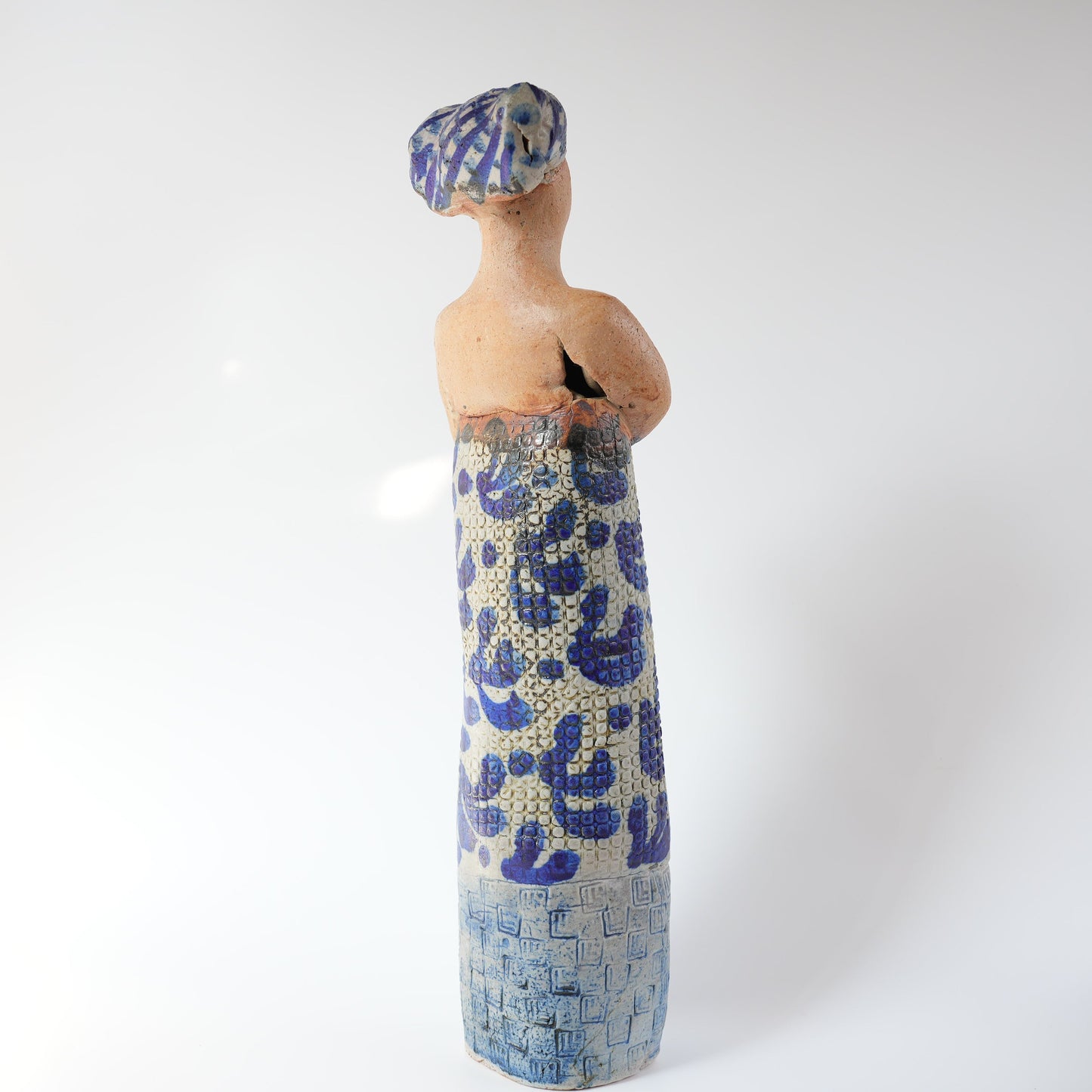 リサ・ラーソン 傑作ユニークピース アフリカの母と子の像 - ディテール 4