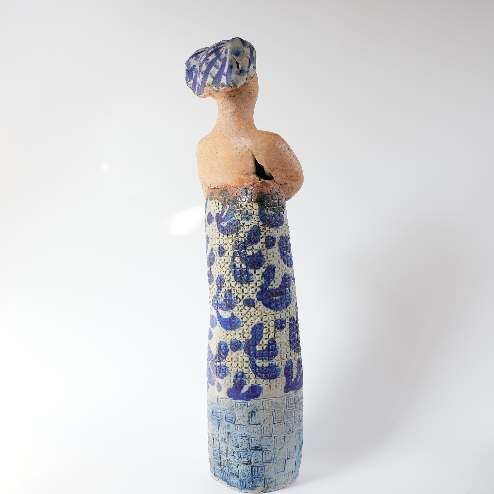 リサ・ラーソン 傑作ユニークピース アフリカの母と子の像 - ディテール 4