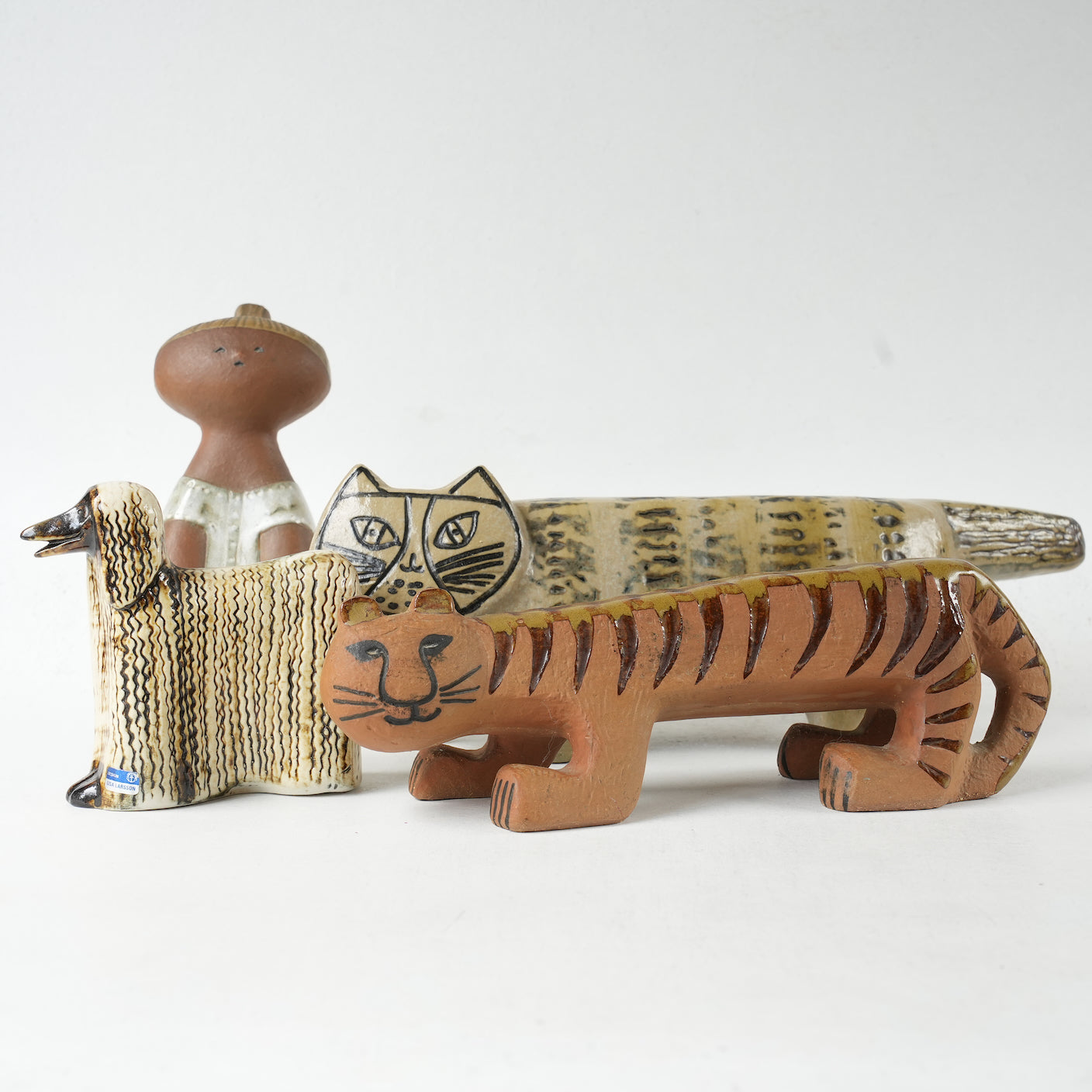 リサ・ラーソン ヴィンテージ アフリカ（Afrika）タイガー 裏面（バックスタンプ）