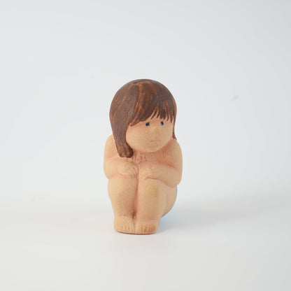 希少 リサ・ラーソン お風呂に入る女の子（Badflicka） - 全体像