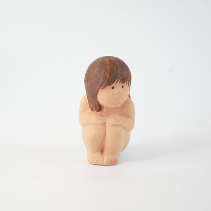 希少 リサ・ラーソン お風呂に入る女の子（Badflicka） 裏面（バックスタンプ）