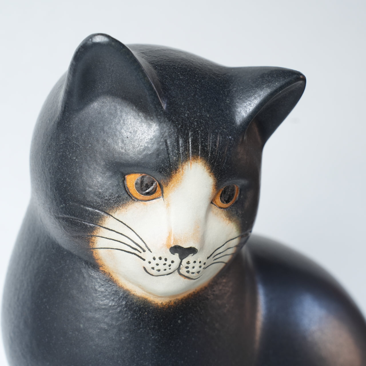 希少 リサ・ラーソン キャットマンズ（Cat Mans）マキシ 黒猫 その1 - バックスタンプ・裏印