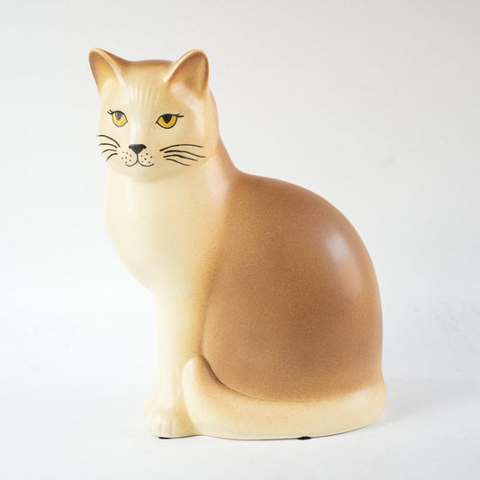 希少 リサ・ラーソン キャットマンズ（Cat Mans）マキシ 茶白の猫 - Keramik Studion Gustavsberg - 北欧食器タックショミュッケ