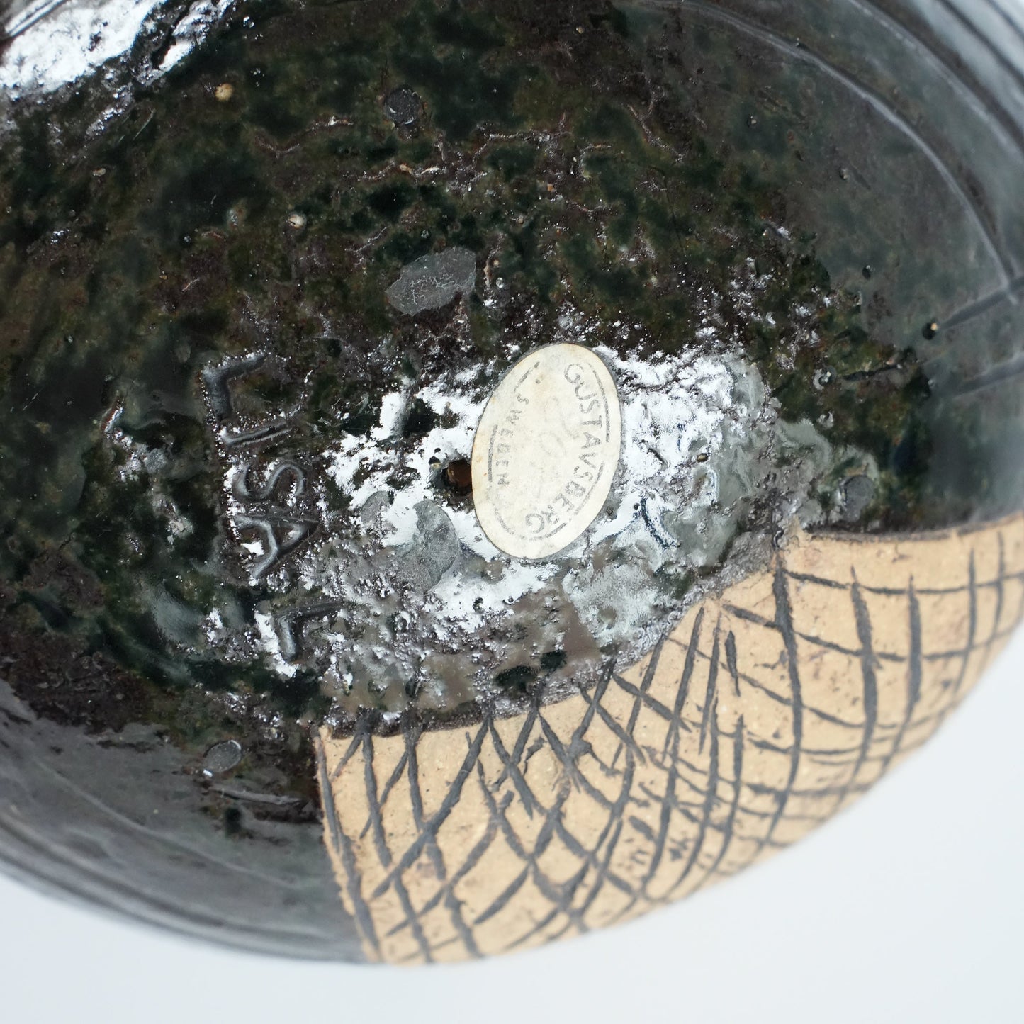 希少カラー リサ・ラーソン 漁師（Fiskare i båt）のオブジェ 茶色の服＆黒い船体の希少なカラーバリエーション 詳細14
