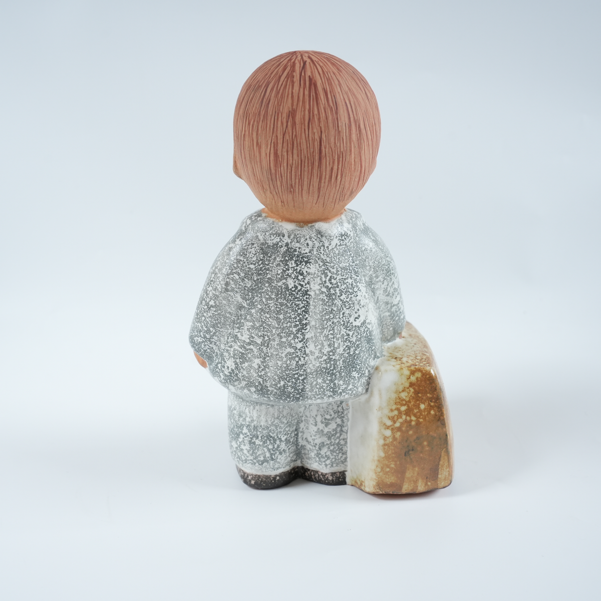 リサ・ラーソン ラッセ（Lasse）男の子のオブジェ 廃盤品｜Lisa Larson グスタフスベリ バックスタンプ・底面